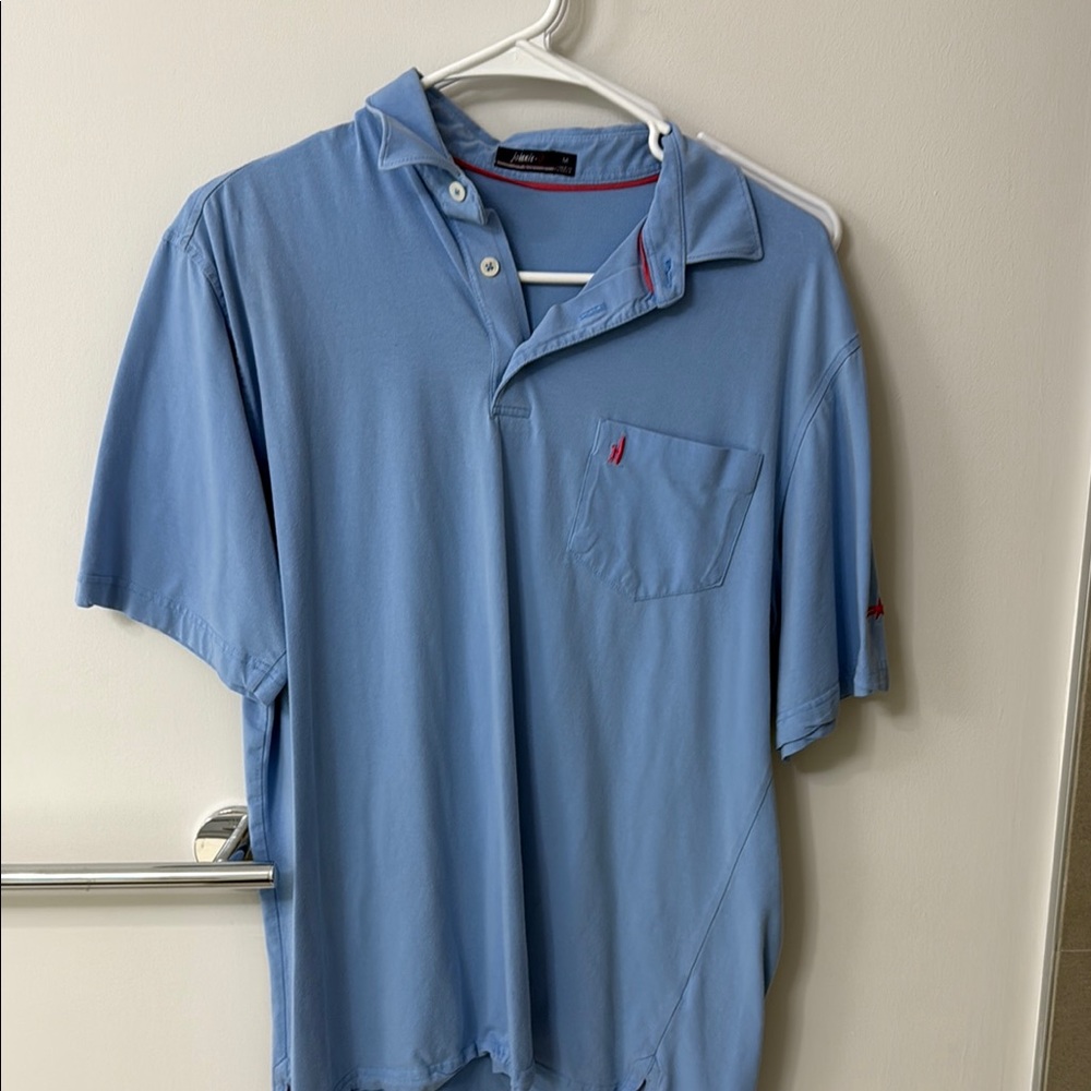 johnnie-O Blue Polo Shirt Classic Design